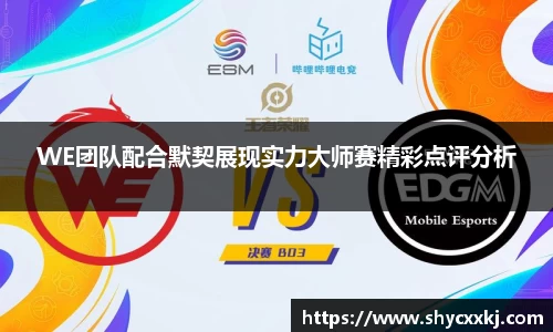 WE团队配合默契展现实力大师赛精彩点评分析
